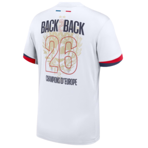 Maillot PSG Extérieur 25/26 back to back 2 étoiles
